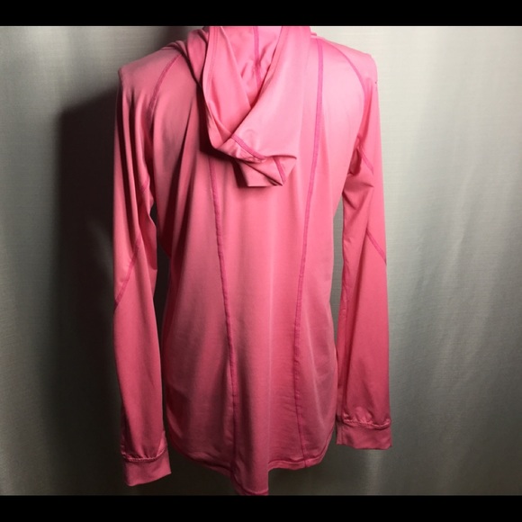 BLACK TIP Pink Hoodie Poly/Spandex L - Picture 3 of 5